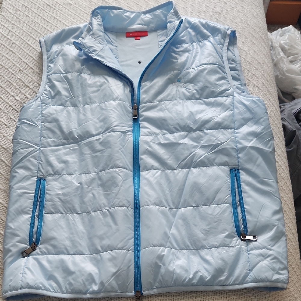 Light Blue Puffer Vest
